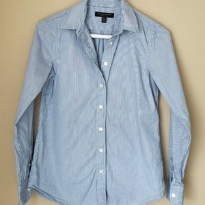 Banana Republic dillon's shirt, pinstripe, XXS